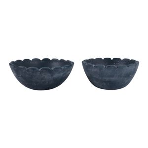 BAKERMORE SET OF 2 BLUE BOWLS 5 (IN) 4