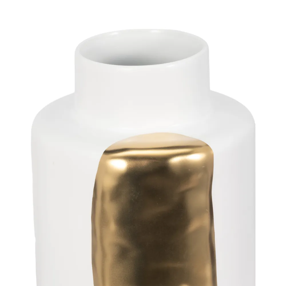 JUNEROSE WHITE VASE 20 (IN)