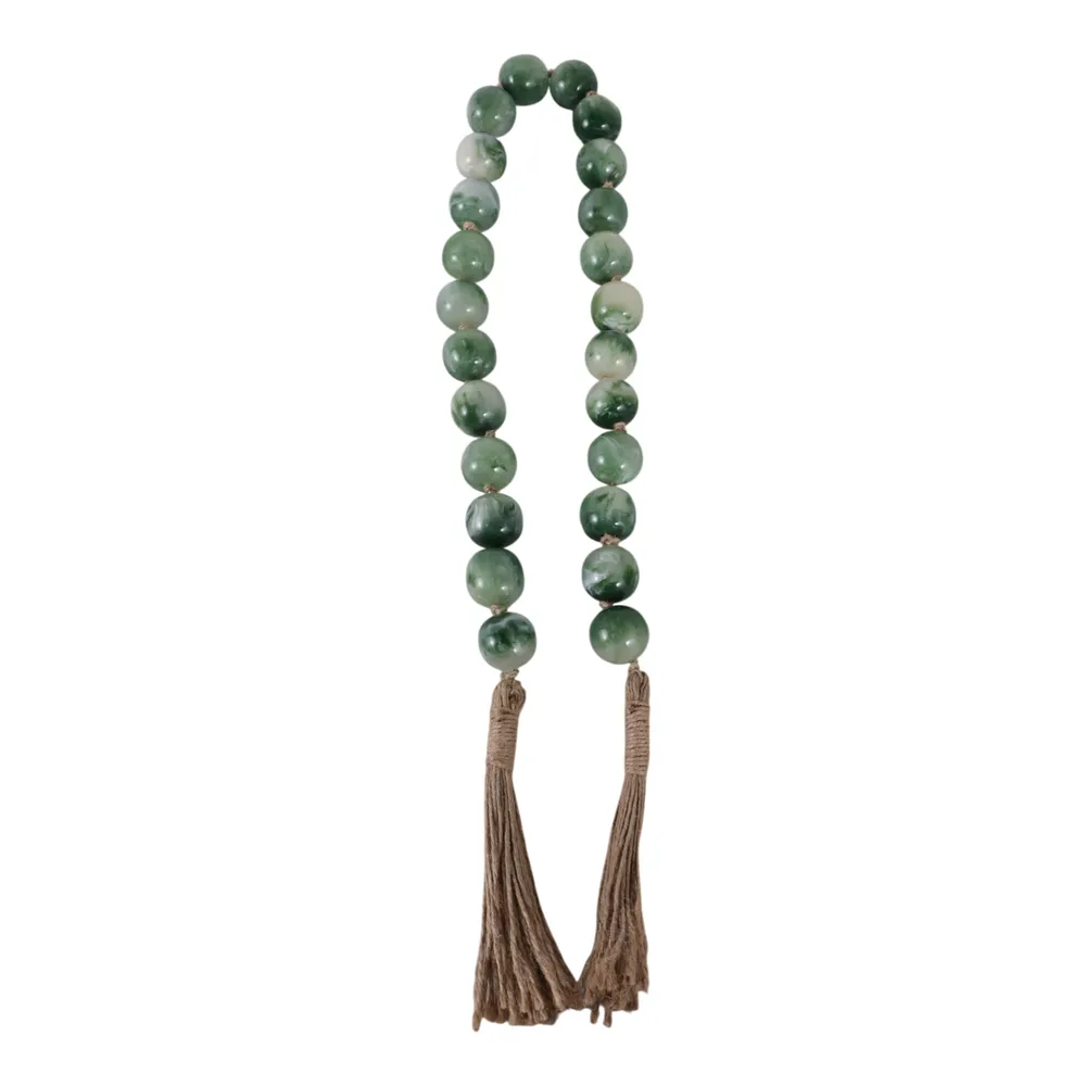 ROSSROSE GREEN BEAD 1 (IN)