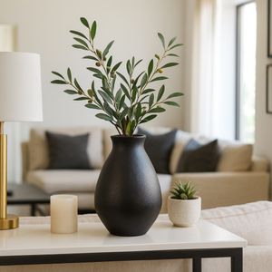 SAGEVIEW BLACK VASE 16 (IN) 10