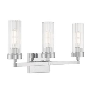 Lida 21'' Wide 3-Light Vanity Light - Chrome 1