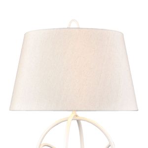 Morely 26'' High 1-Light Table Lamp - Matte White 2
