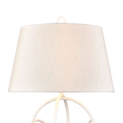 Morely 26″ High 1-Light Table Lamp - Matte White
