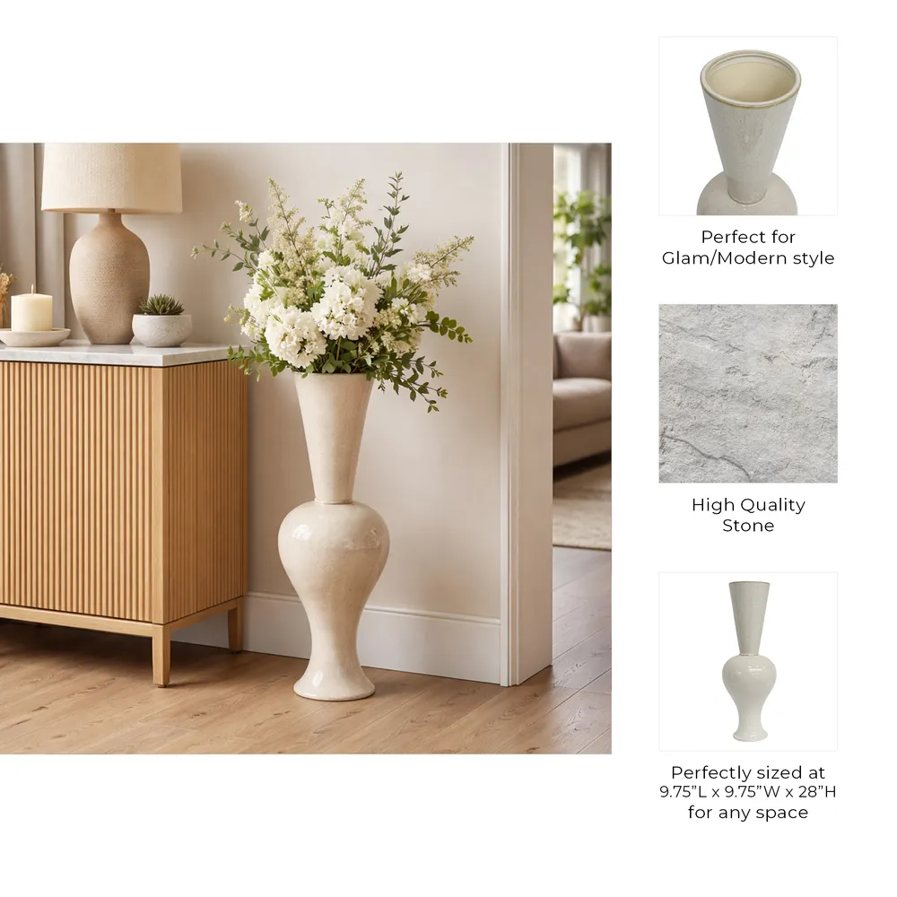 DAXTONTON IVORY VASE 28 (IN)