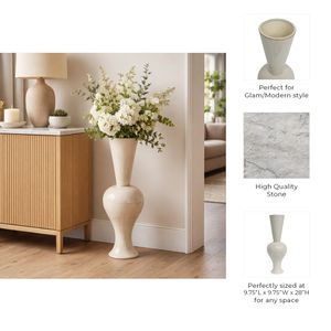 DAXTONTON IVORY VASE 28 (IN) 6