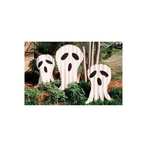 Set of 3 Corrugated Ghosts Yard Art 2