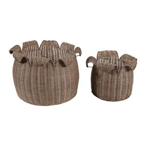MARCCLIFF SET OF 2 BROWN STORAGE 12 (IN) 6