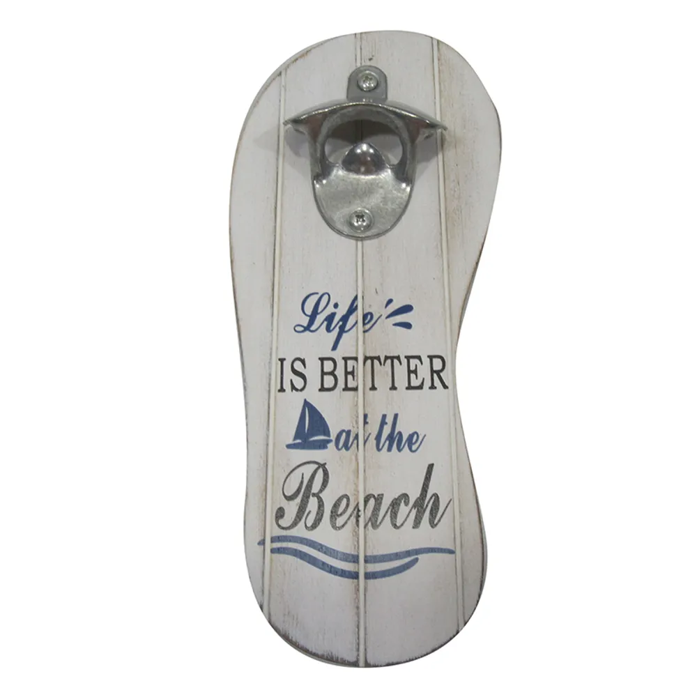 9-3/4" BEACH FLIP FLOP BOTTLE OPENER