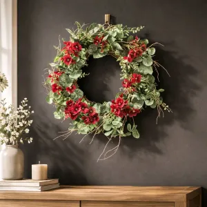 Scarlet Fern Wreath 2