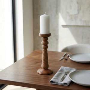 HACKETTRIDGE BROWN CANDLE HOLDER 13 (IN) 2