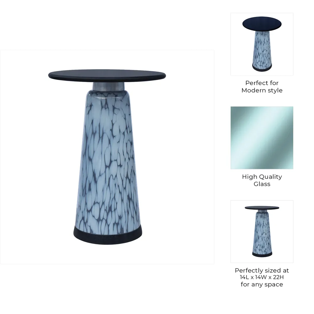 GROVERGROVE BLUE TABLE 22 (IN)