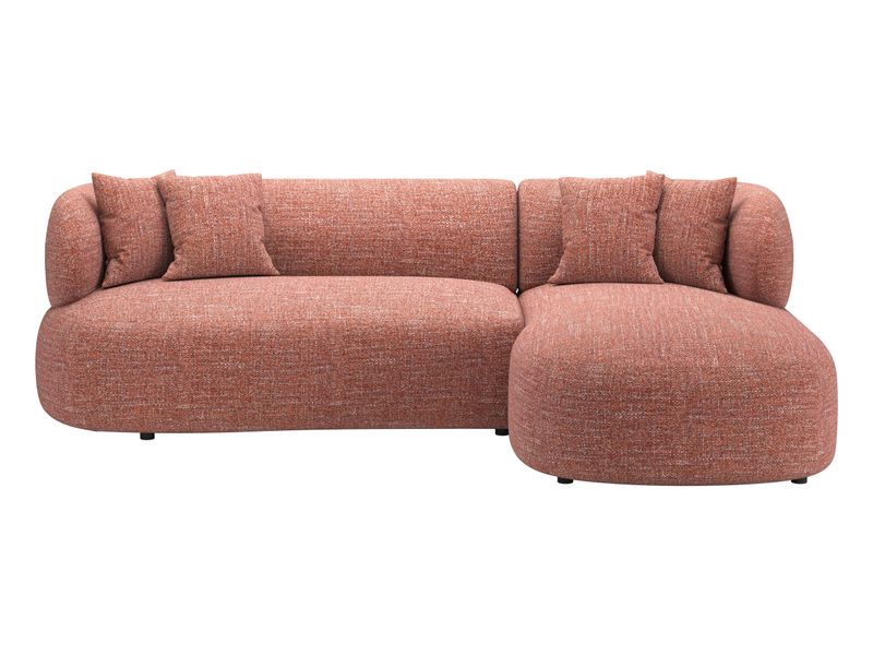 Venezia Chaise Sectional Brown 4