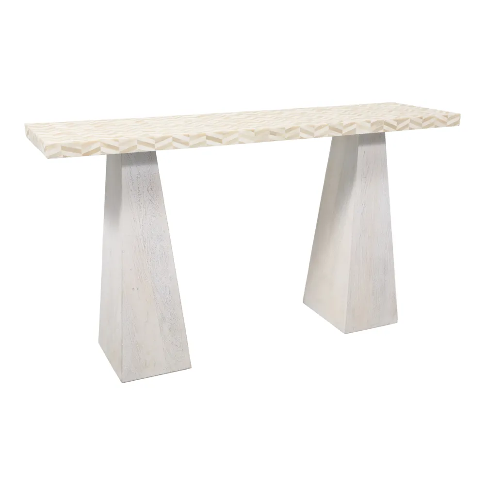 CARLINDALE WHITE CONSOLE 55 (IN)