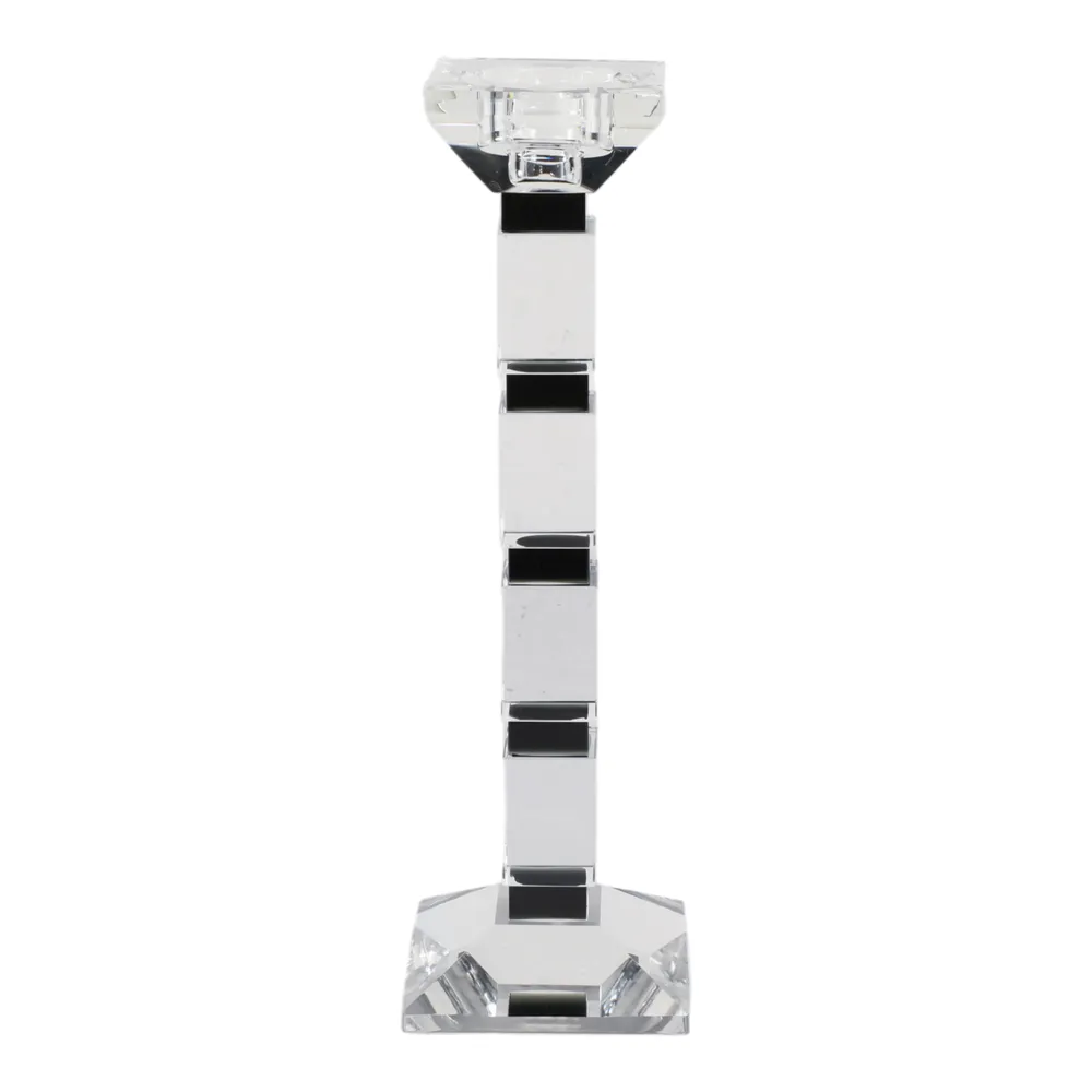 DALEYBROOK CLEAR CANDLE HOLDER 12 (IN)