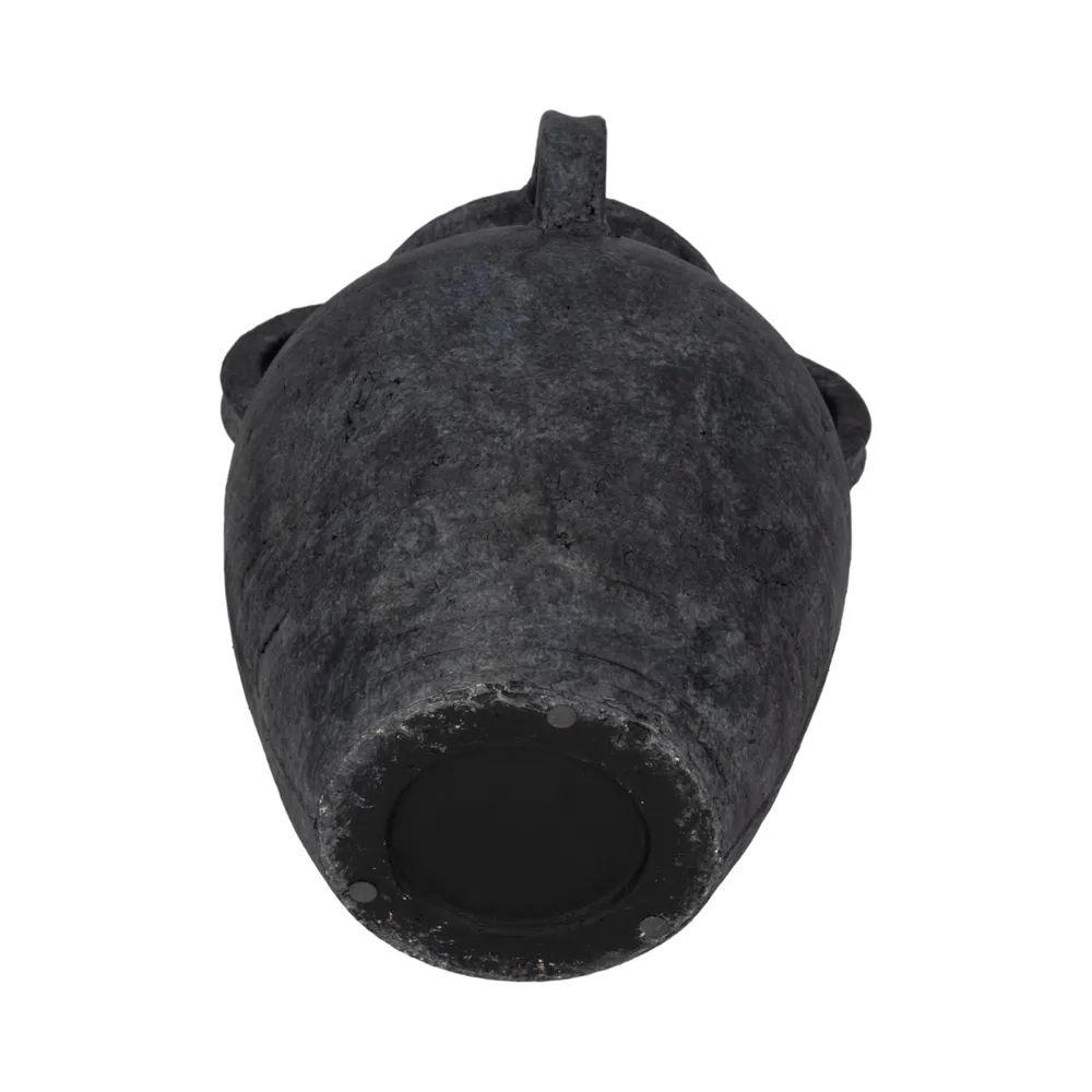 SKYELAKE BLACK VASE 12 (IN)