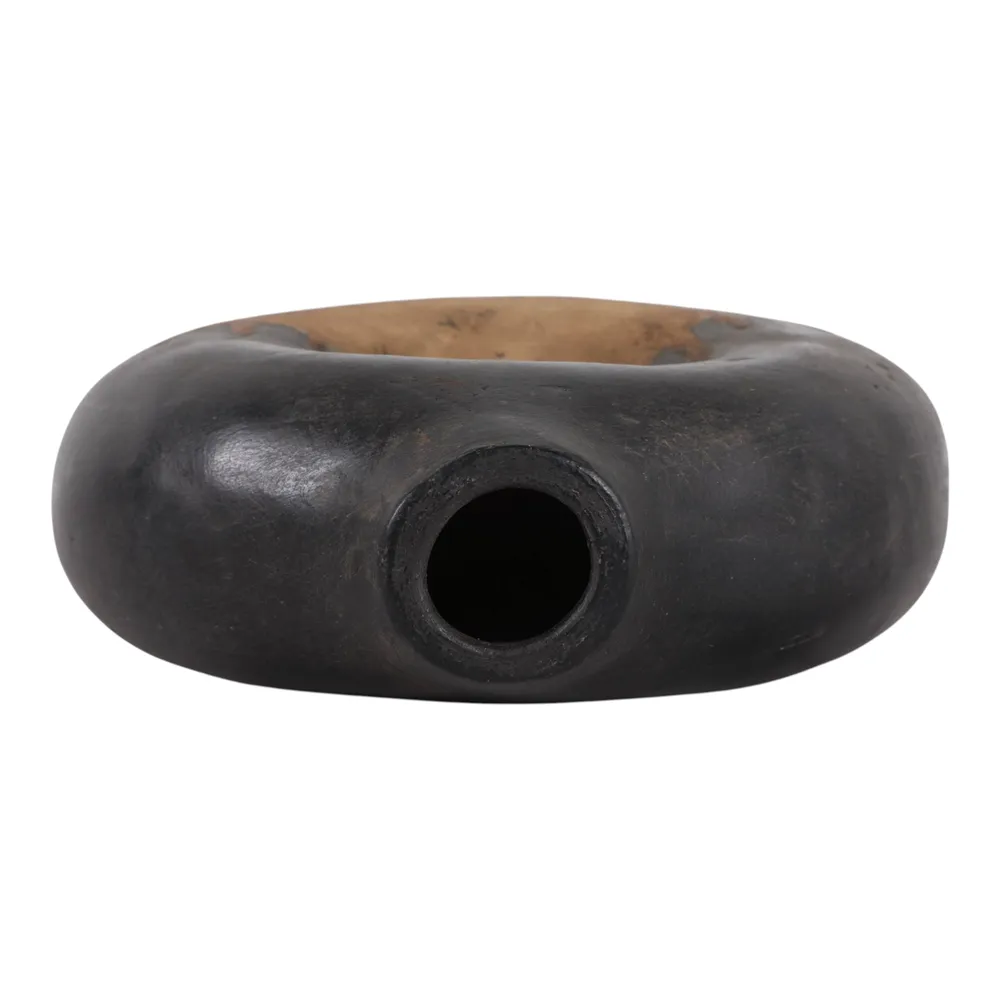 HANKPORT BLACK VASE 10 (IN)