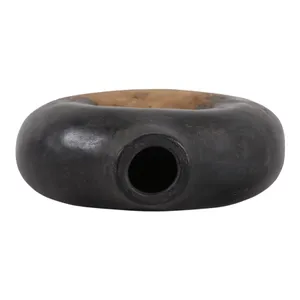 HANKPORT BLACK VASE 10 (IN) 9
