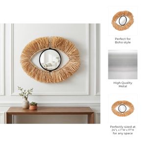 VERNONDALE BROWN METAL WALL 17 (IN) 8