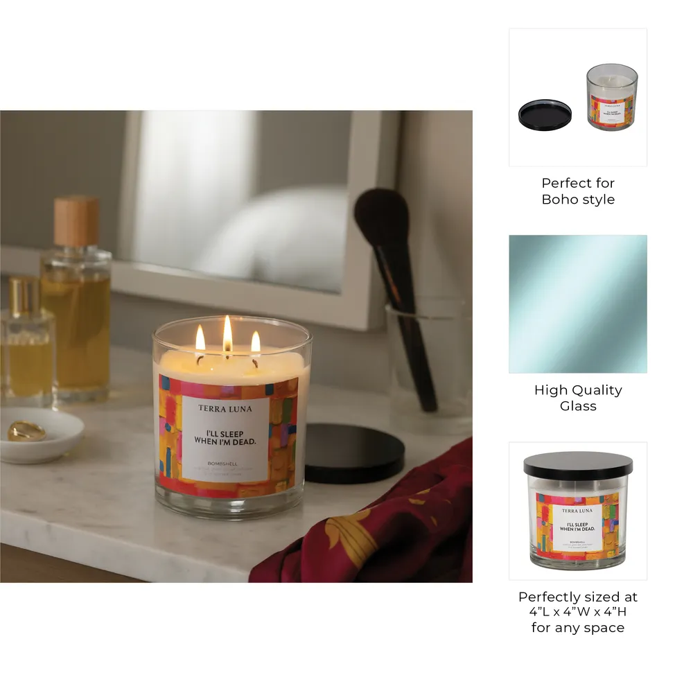 NELSONCROSS SLEEP WHEN I'M DEAD CANDLE 4 (IN)
