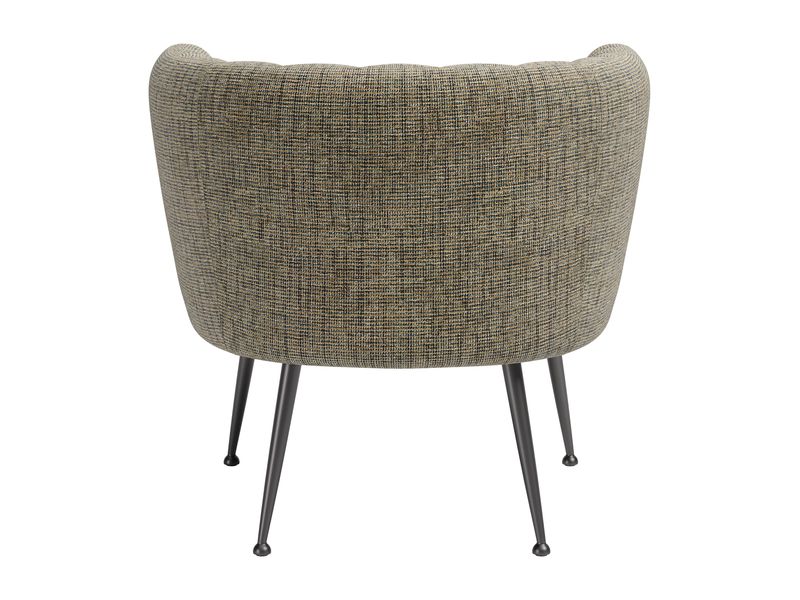 Deco Accent Chair Green Tweed 5