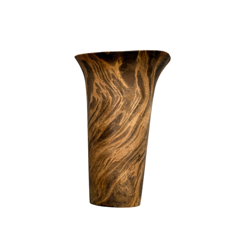 FLUTED VASE M 11.5IN