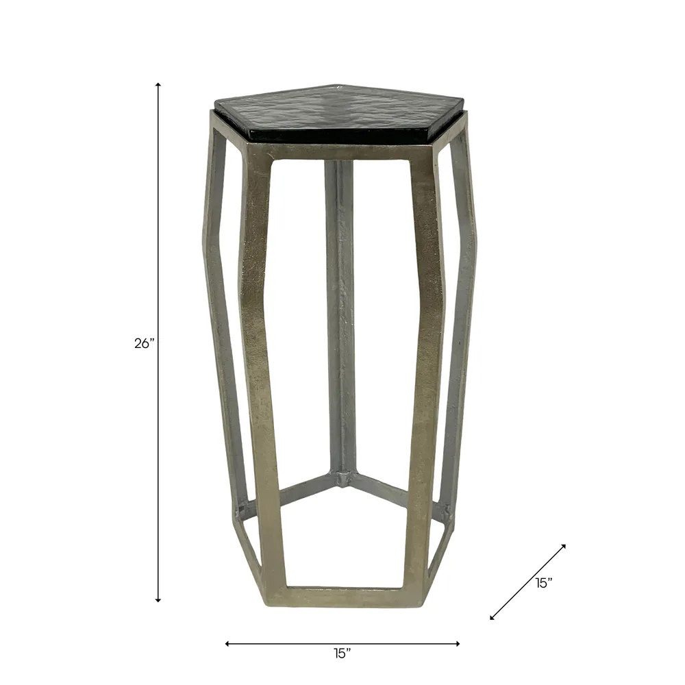HANNAHVALE SILVER TABLE 26 (IN)