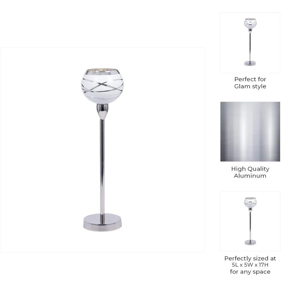 HAMPTONWAY WHITE VOTIVE HOLDER 17 (IN)