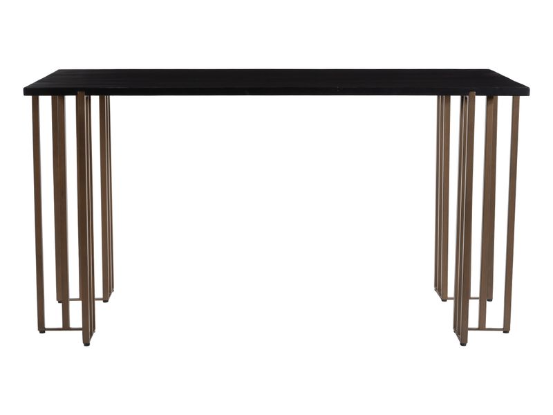 Gardo Desk Black & Brass 4