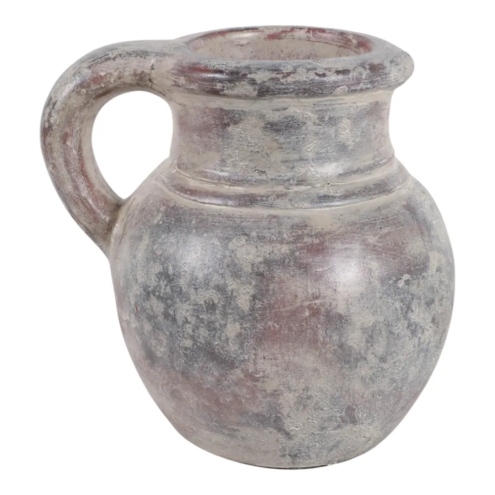 SHERMANGROVE GRAY VASE 9 (IN)