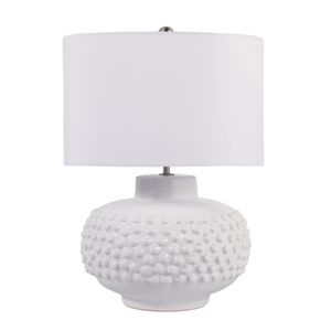 NASHLEY WHITE LAMP 21 (IN) 4