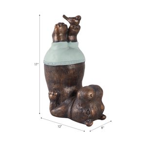 BONDLAND BRONZE GARDEN STATUARY 17 (IN) 9