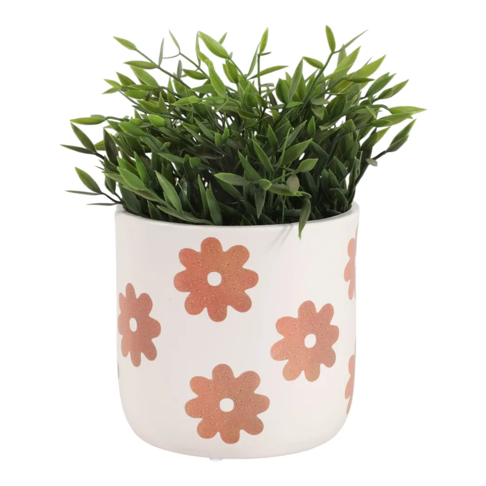 BELDENTON WHITE PLANTER 6 (IN)