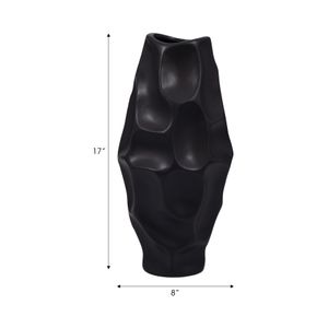 ELWYNSIDE BLACK VASE 16 (IN) 8