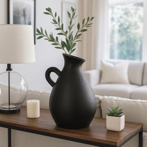 WESTONCLIFF BLACK VASE 18 (IN) 2