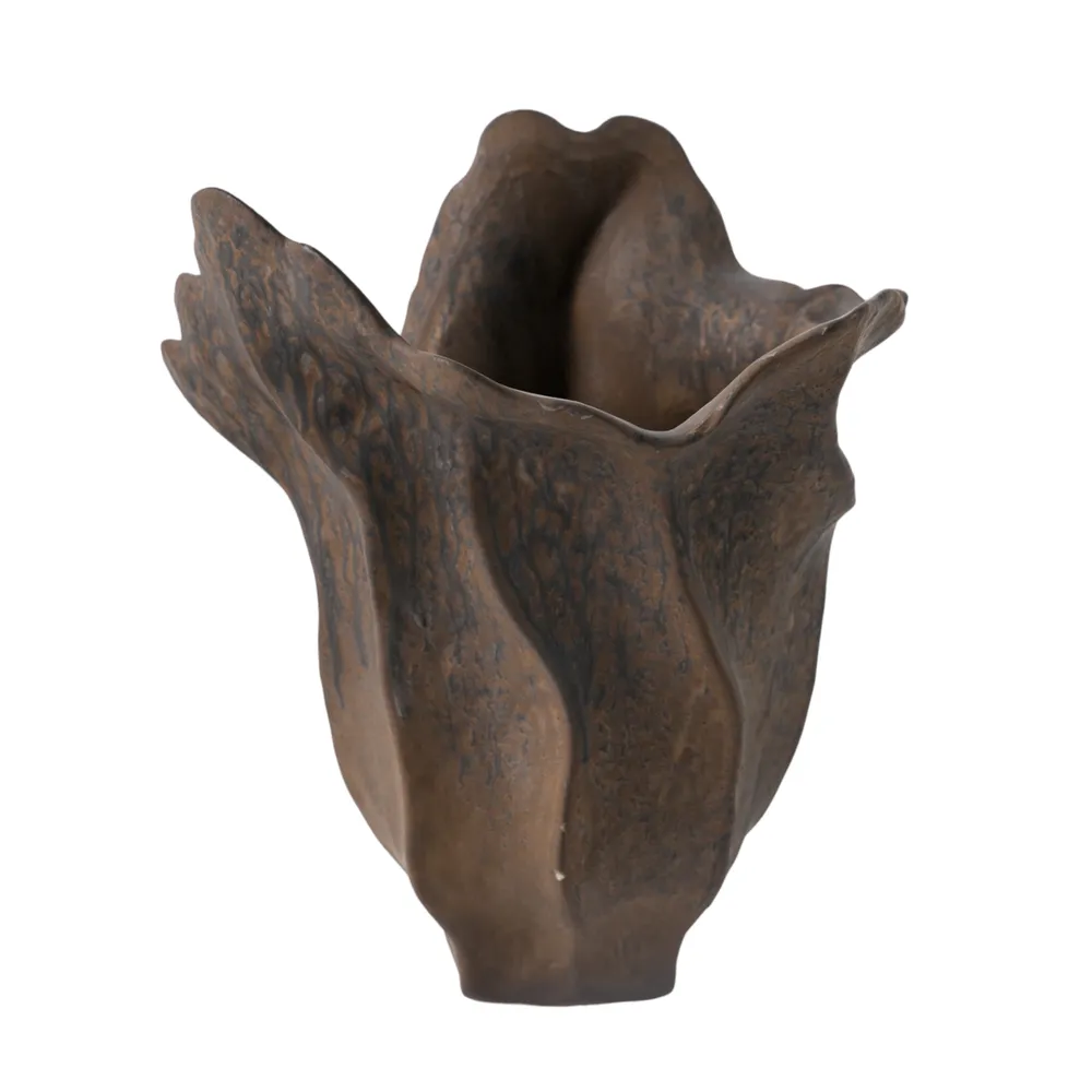EWINGLAND BROWN VASE 16 (IN)