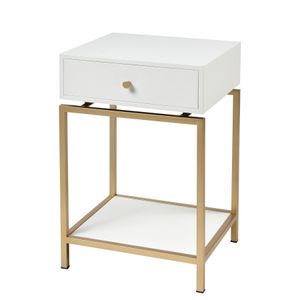 Clancy Accent Table - White 1
