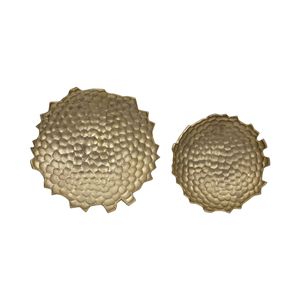 HUTTONGROVE SET OF 2 GOLD BOWLS 4 (IN) 6