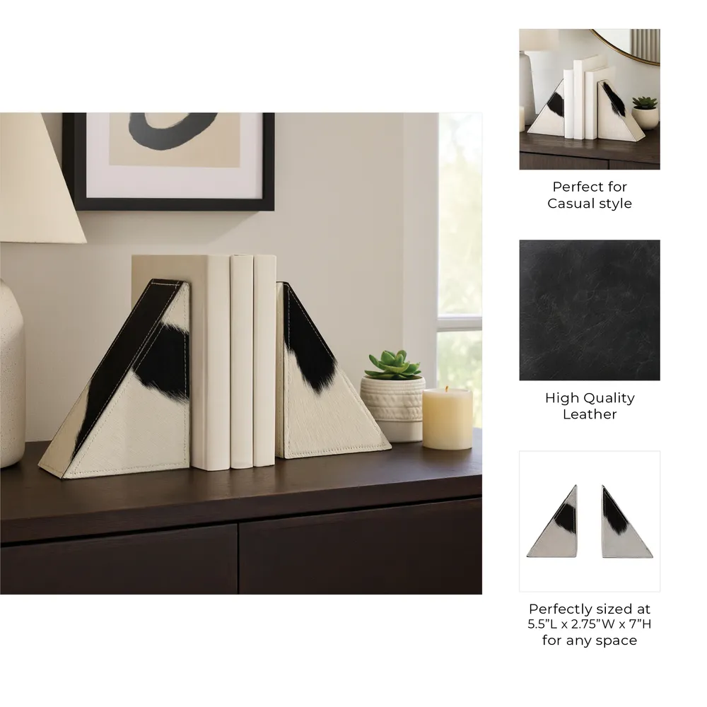 RAYMONDTON SET OF 2 IVORY BOOKENDS 7 (IN)
