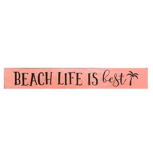 24" USA BEACH LIFE ROUTED BARNWOOD SIGN 1