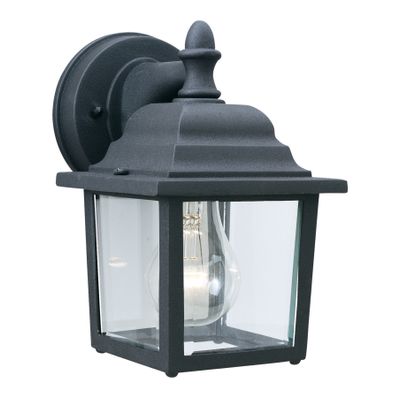 Hawthorne 8.5″ High 1-Light Outdoor Sconce - Black