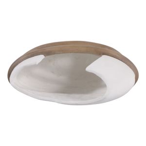 LUKETON WHITE VASE 13 (IN) 9