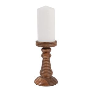 HACKETTRIDGE BROWN CANDLE HOLDER 8 (IN) 3