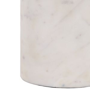KELLERRUN WHITE TABLE 25 (IN) 6