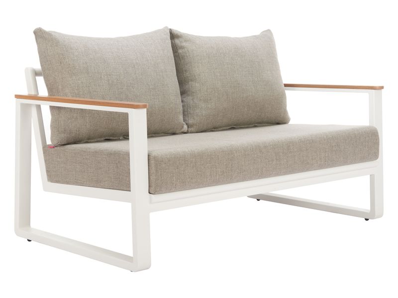 Welt Sofa Taupe & White 7