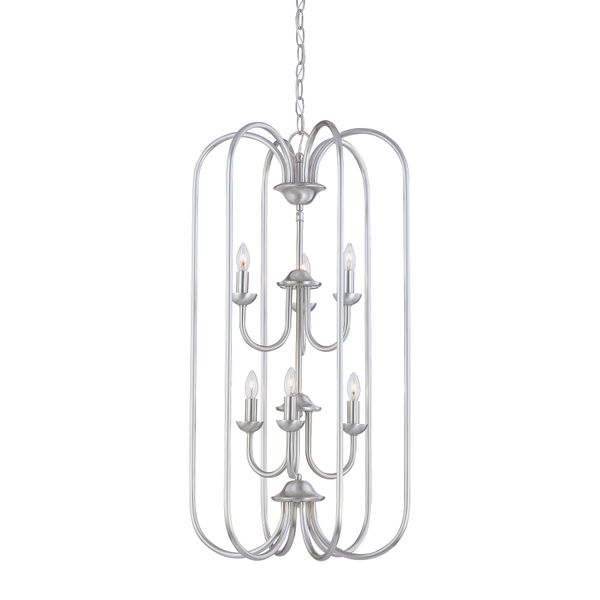 Bella 16.25'' Wide 6-Light Chandelier - Brushed Nickel