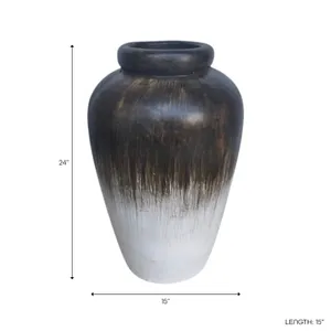 GRIFFIN BROWN VASE 24 (IN) 10