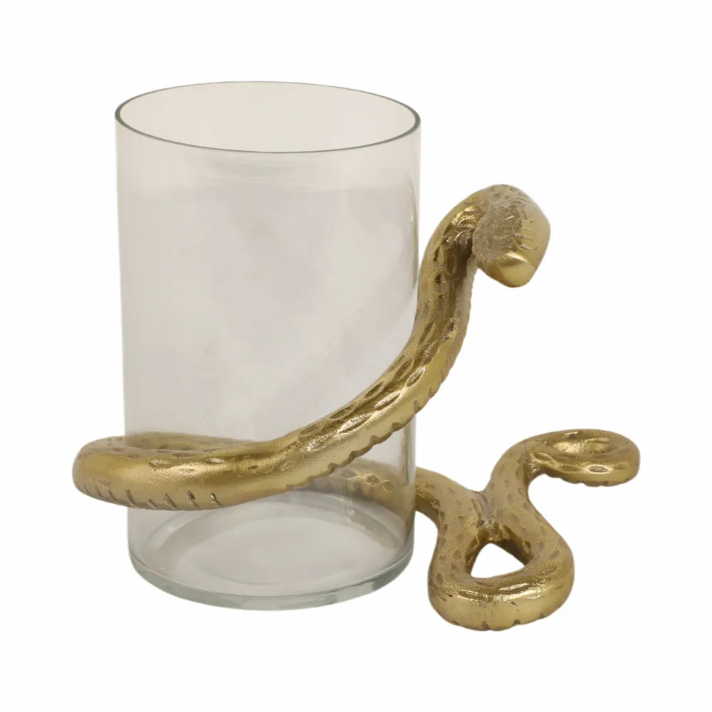 HARPERRIDGE GOLD CANDLE HOLDER 6 (IN)