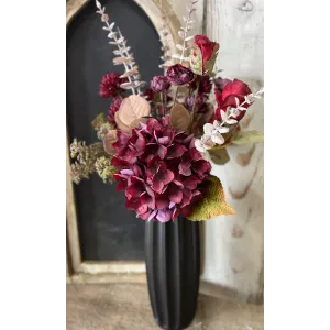 Burgundy Hydrangea Spray 1