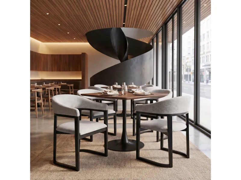 Anasa Dining Chair Gray 10