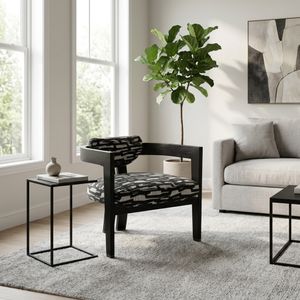 PEARLLEY BLACK CHAIR 30 (IN) 2